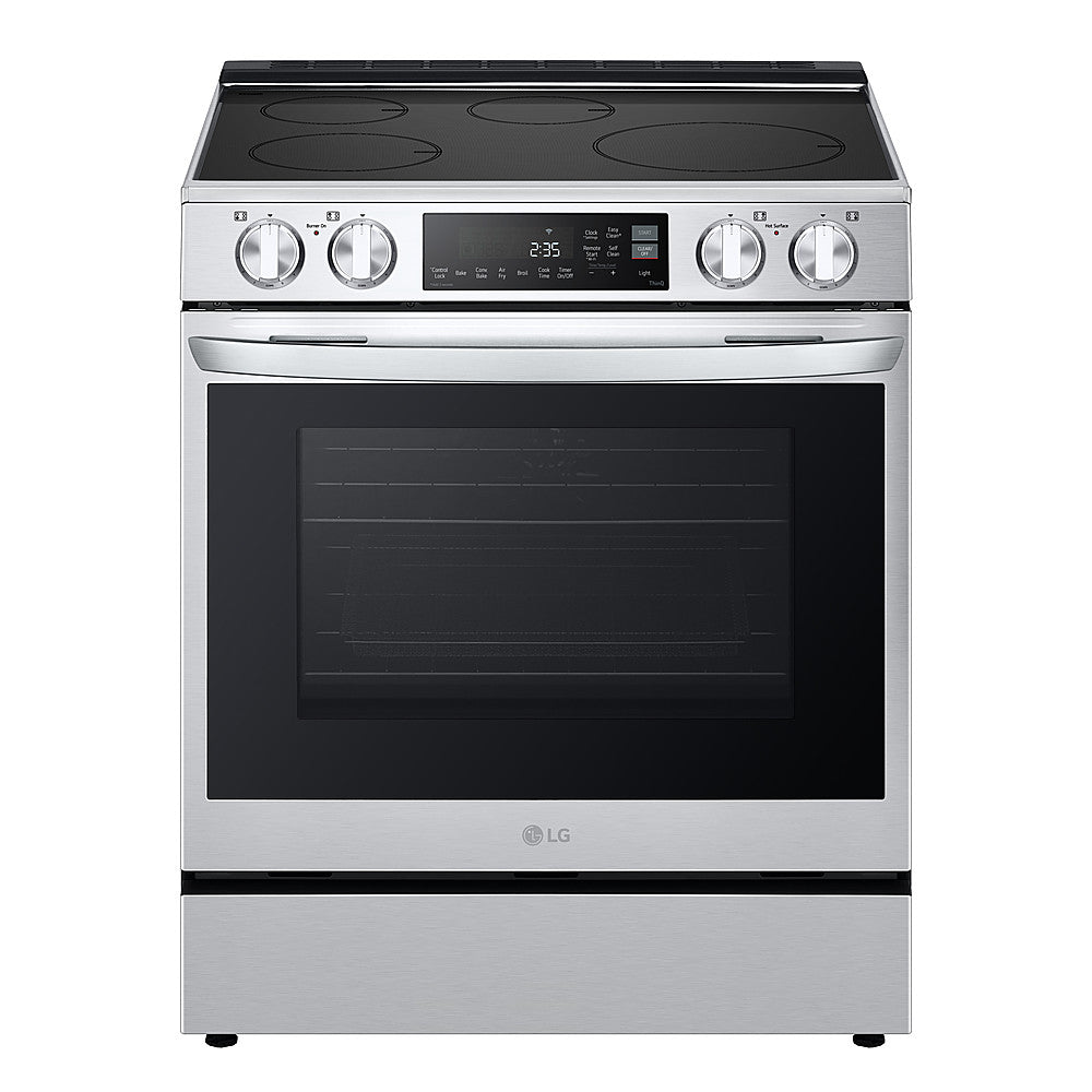 LG - 6.3 Cu. Ft. Freestanding Electric Induction True Convection Range with EasyClean and Air Fry - Stainless Steel_1