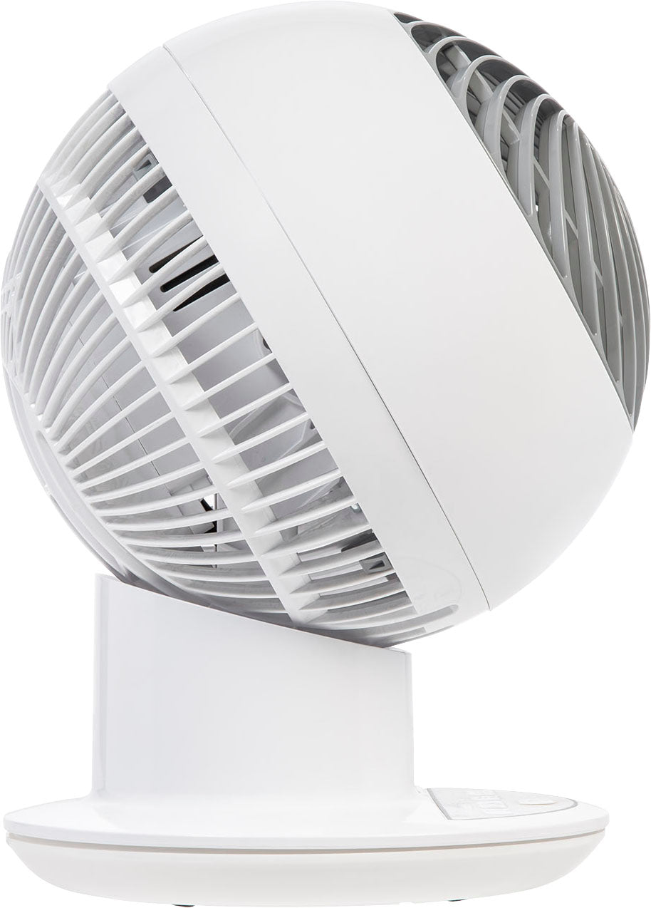 WOOZOO - Compact Globe Oscillating Fan w/ Remote - 5 Speed - White_1