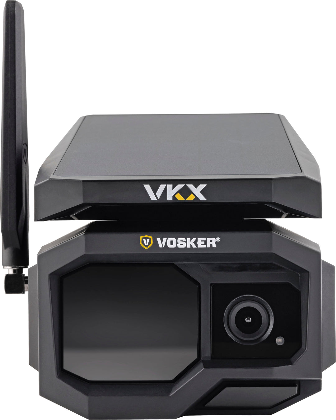 Vosker - VKX Outdoor Solar Powered 1080p Security Camera with 4G-LTE Cellular Connectivity - Black_0