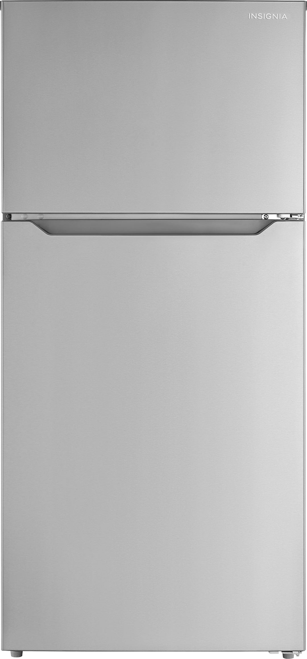 Insignia™ - 14.2 Cu. Ft. Top-Freezer Refrigerator with ENERGY STAR Certification - Stainless Steel_0