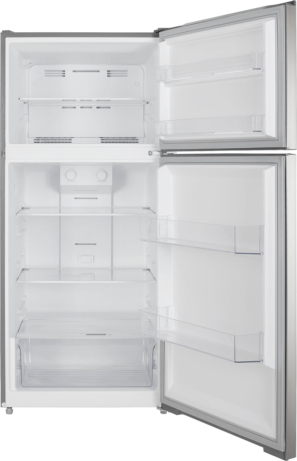 Insignia™ - 14.2 Cu. Ft. Top-Freezer Refrigerator with ENERGY STAR Certification - Stainless Steel_1