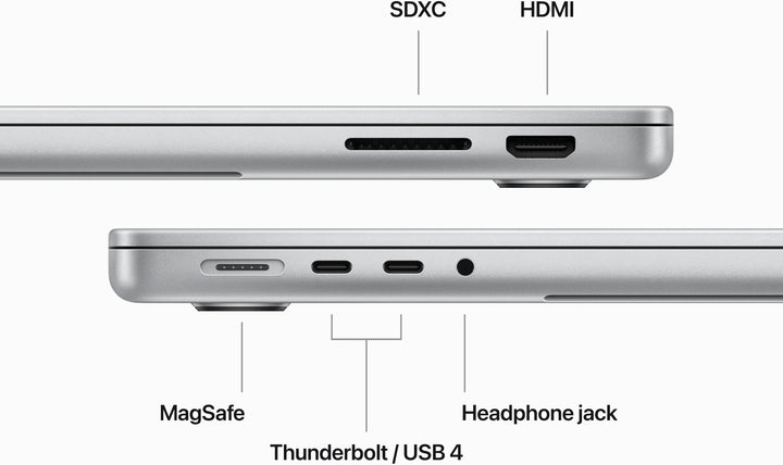 Apple - Geek Squad Certified Refurbished MacBook Pro 14" Laptop - M3 chip - 8GB Memory - 10-core GPU - 512GB SSD - Silver_5