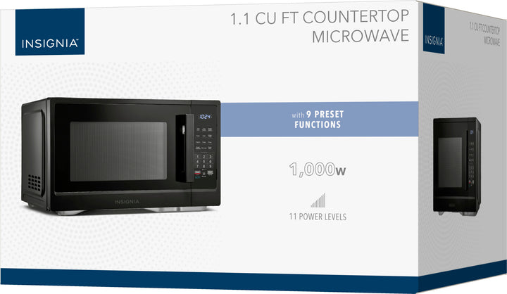 Insignia™ - 1.1 Cu. Ft. Countertop Microwave - Black_9