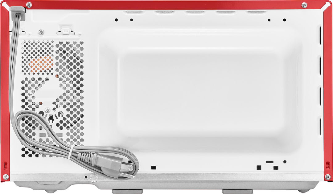 Insignia™ - .7 Cu. Ft. Retro Compact Microwave - Red_2