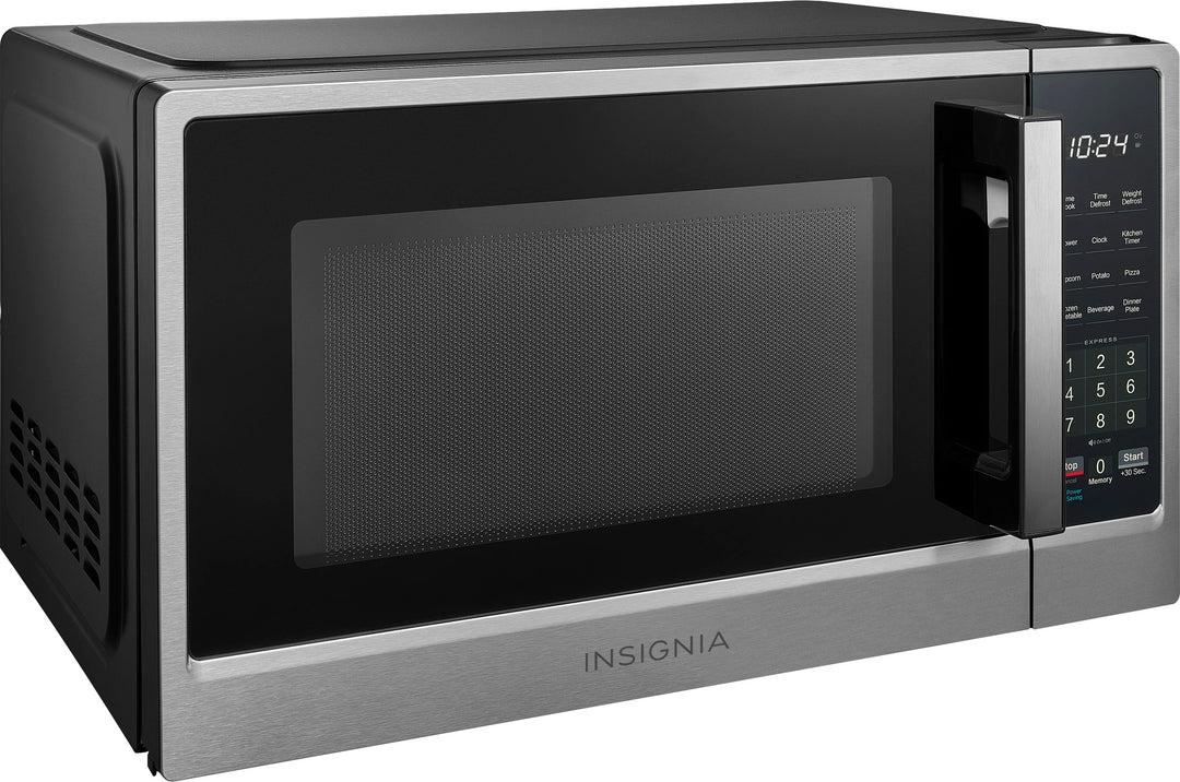 Insignia™ - .9 Cu. Ft. Compact Countertop Microwave - Stainless Steel_12