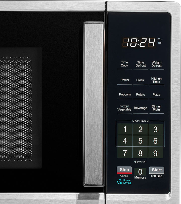 Insignia™ - .9 Cu. Ft. Compact Countertop Microwave - Stainless Steel_5
