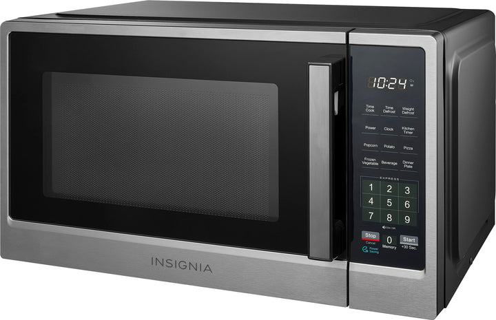 Insignia™ - .9 Cu. Ft. Compact Countertop Microwave - Stainless Steel_13