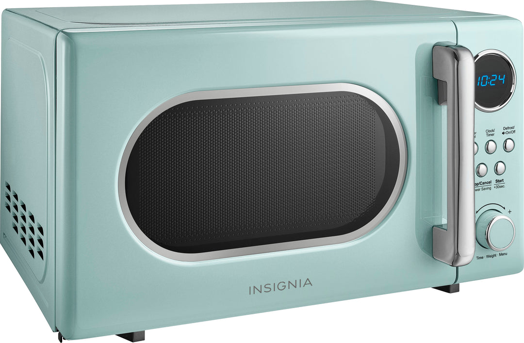 Insignia™ - .7 Cu. Ft. Retro Compact Microwave - Mint_10
