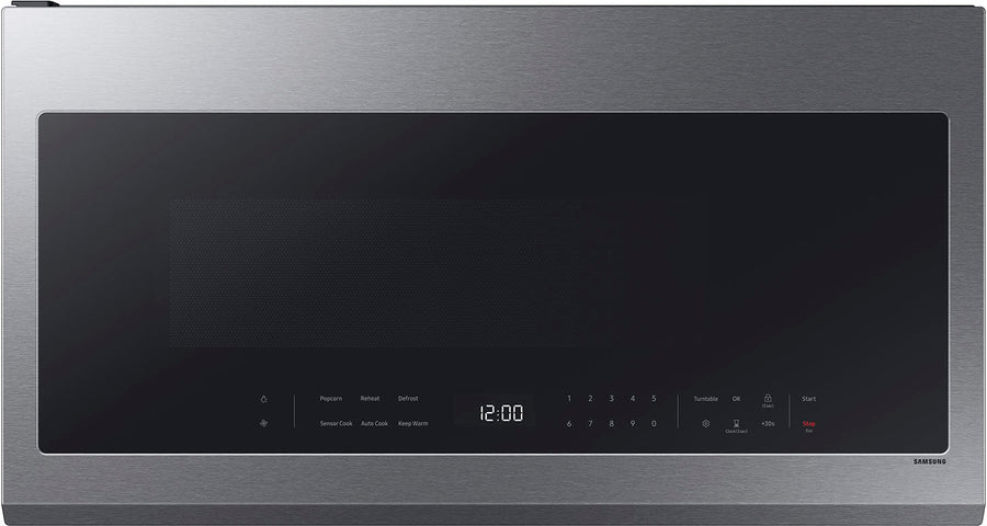 Samsung - 2.1 Cu. Ft. Over-the-Range Microwave with Sensor Cooking and Wi-Fi Connectivity - Stainless Steel_0