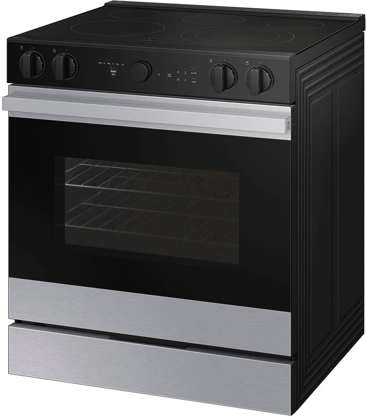 Samsung - Bespoke 6.3 Cu. Ft. Slide-In Electric Range with Air Sous Vide - Stainless Steel_2