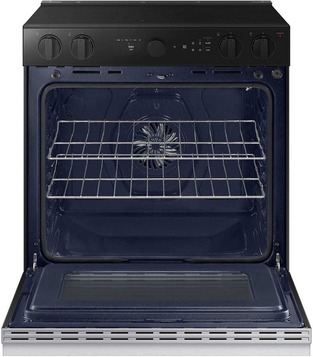 Samsung - Bespoke 6.3 Cu. Ft. Slide-In Electric Range with Air Sous Vide - Stainless Steel_3