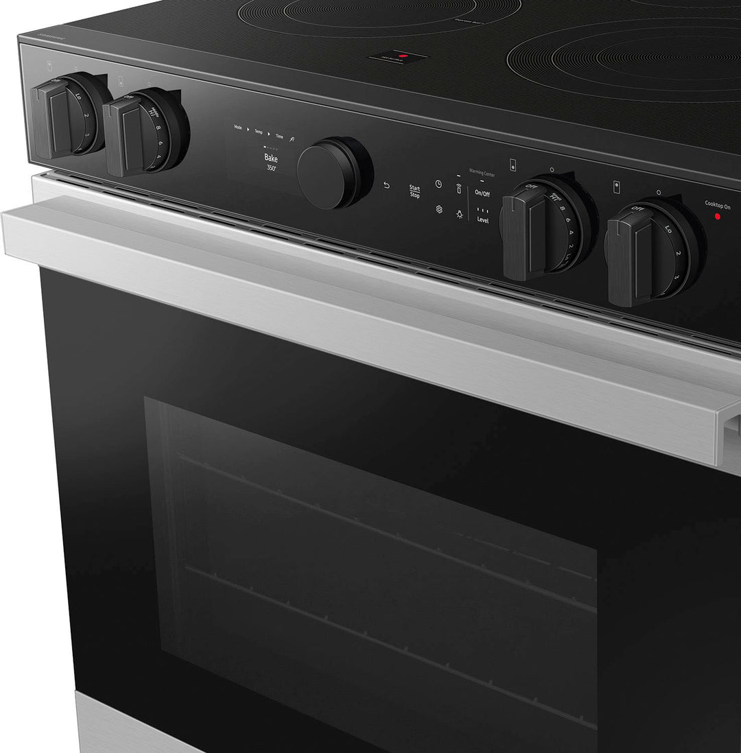Samsung - Bespoke 6.3 Cu. Ft. Slide-In Electric Range with Air Sous Vide - Stainless Steel_6