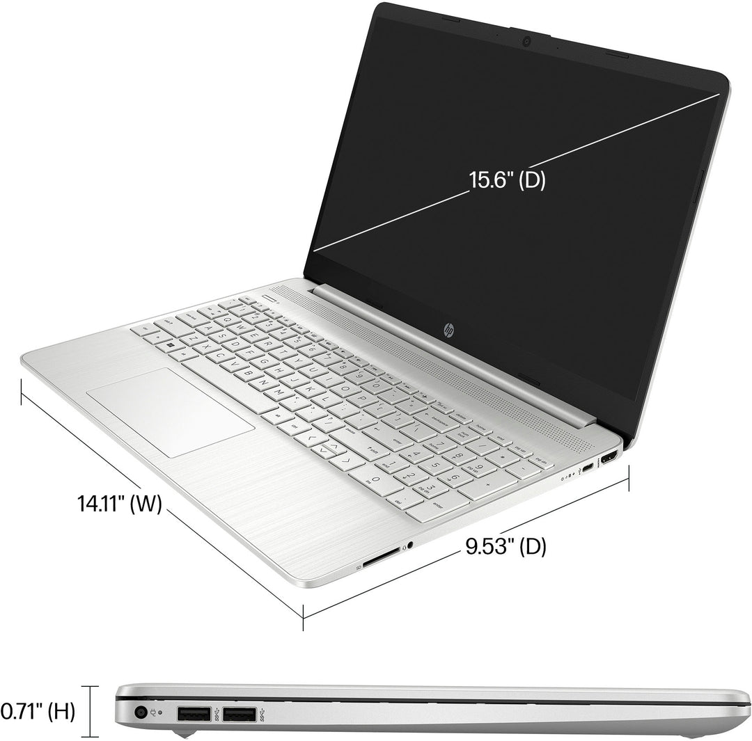 HP - 15.6" Touch-Screen Laptop - Intel Core i3 - 8GB Memory - 128GB SSD - Natural Silver_3