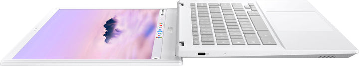 ASUS - 14" Chromebook Plus Laptop - Intel Core i5 1335U - 8GB Memory - 128GB SSD - Pearl White_2