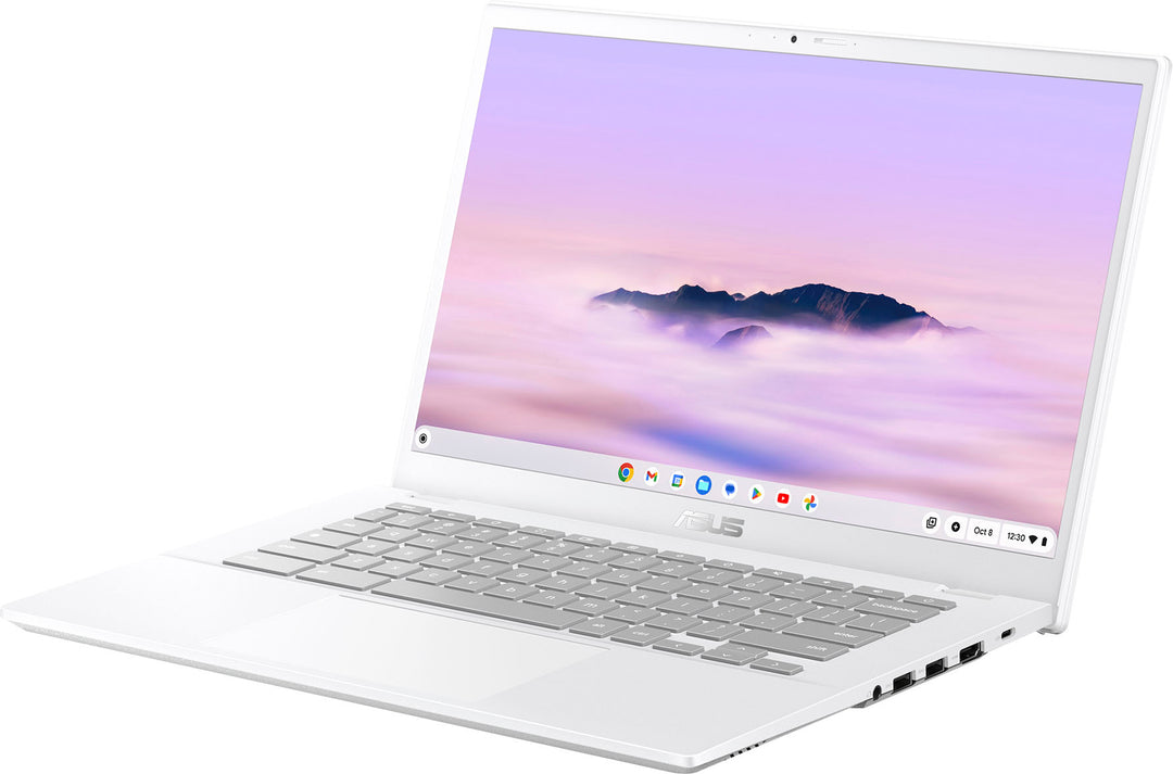 ASUS - 14" Chromebook Plus Laptop - Intel Core i5 1335U - 8GB Memory - 128GB SSD - Pearl White_13