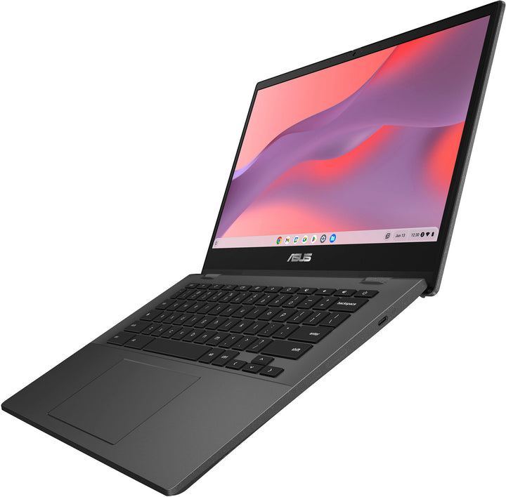 ASUS - 14" Chromebook Laptop - MediaTek Kompanio 520 - 4GB Memory - 64GB eMMC - Gravity Gray_14