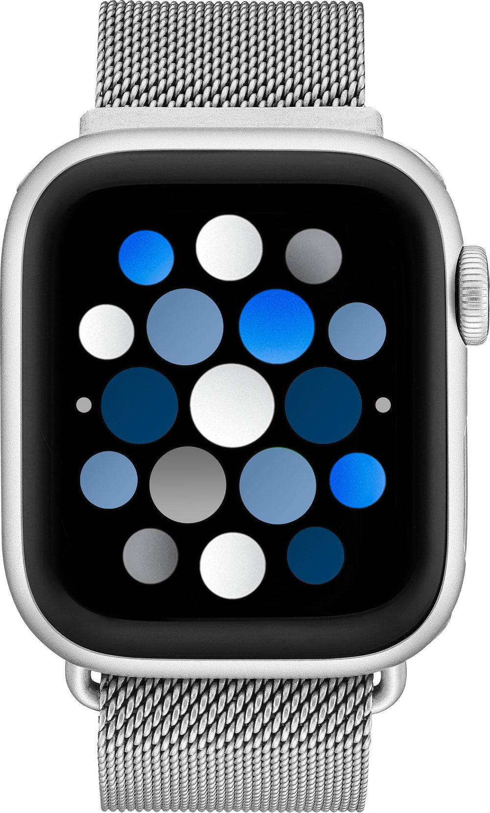 Insignia™ - Stainless Steel Mesh Band for Apple Watch 38mm, 40mm, 41mm and SE - Silver_1