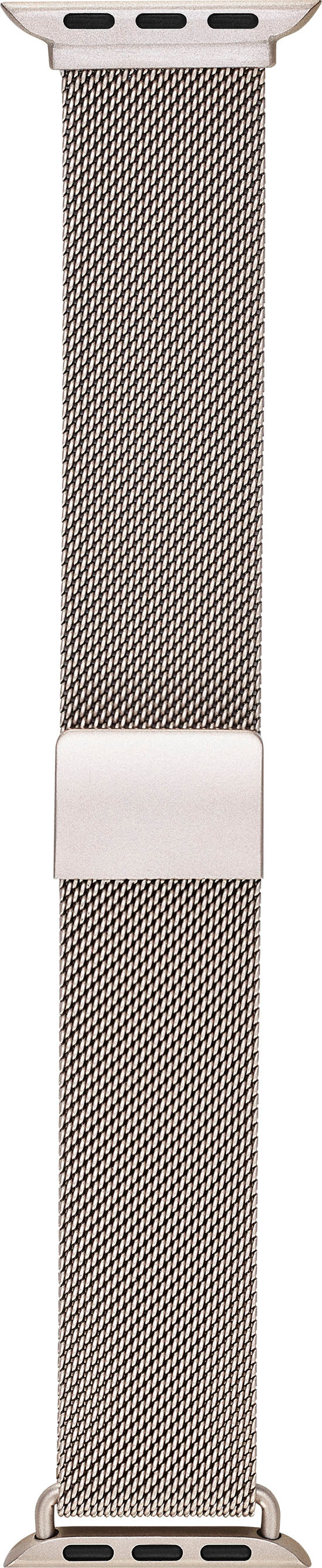 Insignia™ - Stainless Steel Mesh Band for Apple Watch 38mm, 40mm, 41mm and SE - Champagne_3