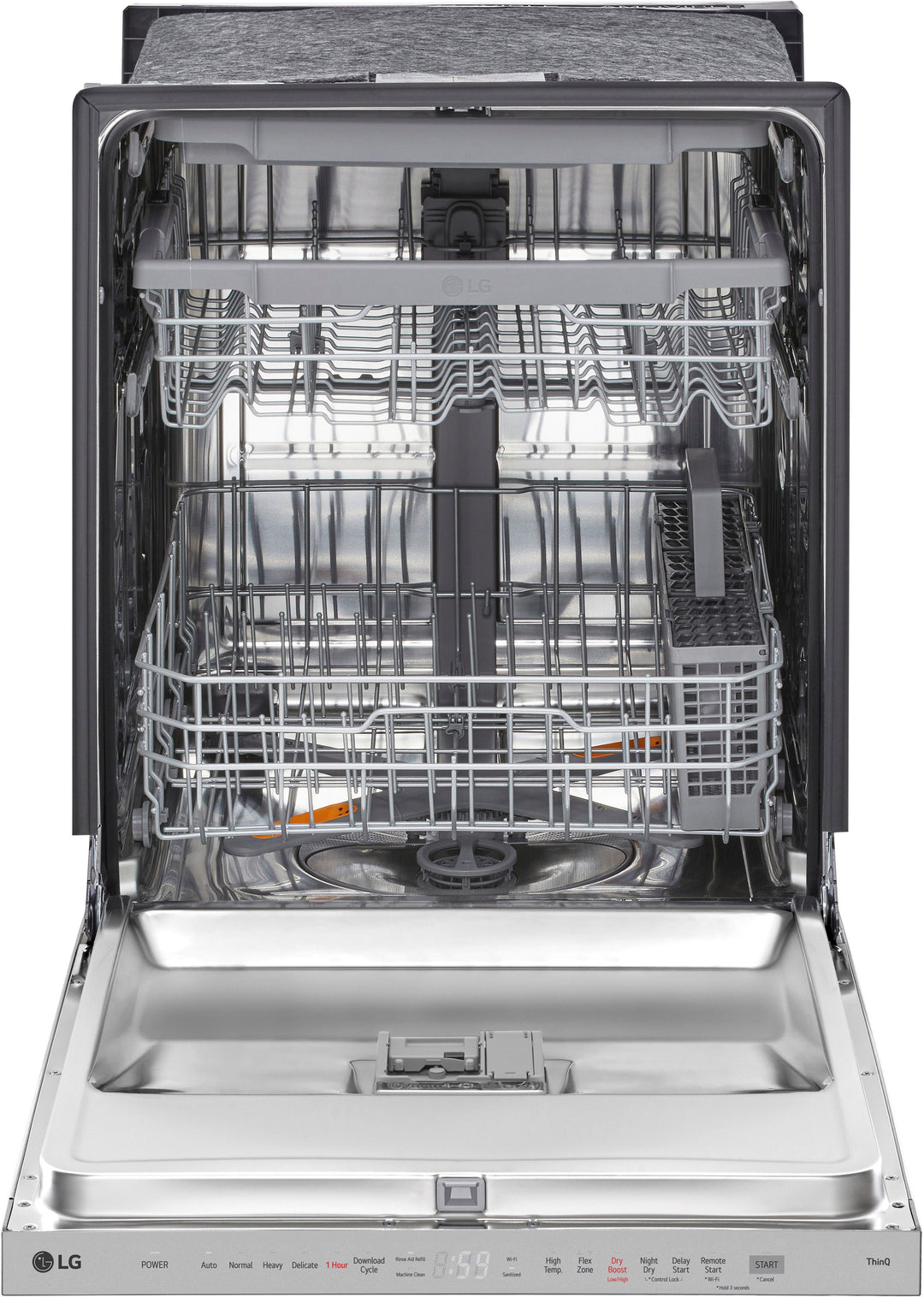 LG - Top Control Smart Built-in Stainless Steel Tub Dishwasher with 3rd Rack, QuadWash Pro and 46dBA - Stainless Steel_11
