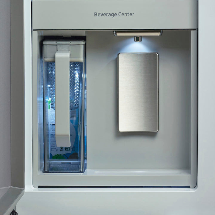 Samsung - Bespoke 29 Cu. Ft. 4-Door Flex French Door Refrigerator with Beverage Center - Stainless Steel_2