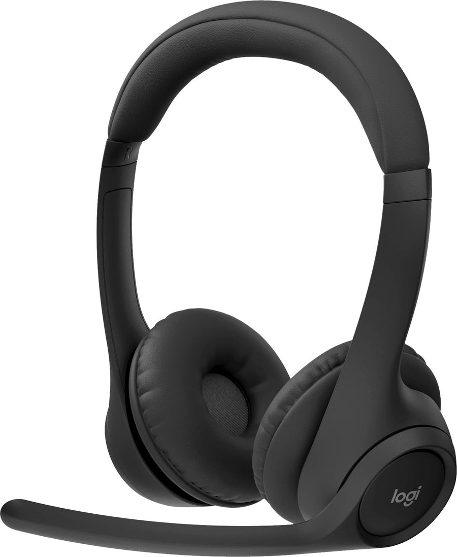 Logitech - Zone 300 Wireless Bluetooth On-ear Headset With Noise-Canceling Microphone - Black_0