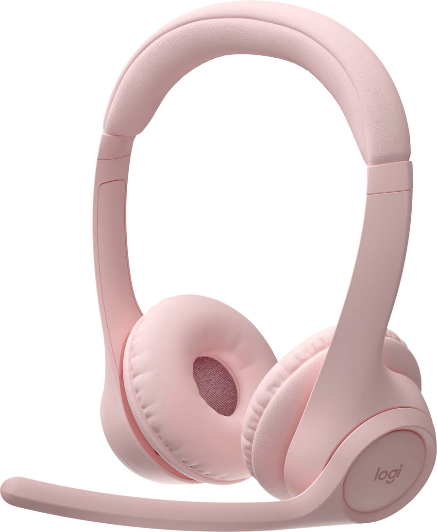 Logitech - Zone 300 Wireless Bluetooth On-ear Headset With Noise-Canceling Microphone - Rose_0