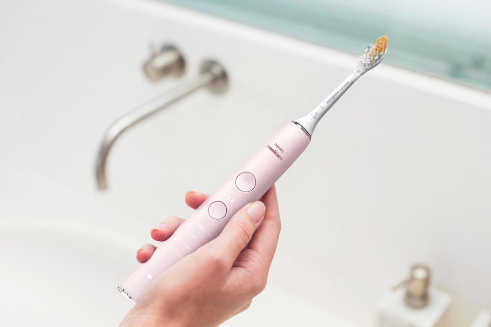 Philips Sonicare DiamondClean Smart Electric, Rechargeable Toothbrush for Complete Oral Care – 9300 Series - Pink_1