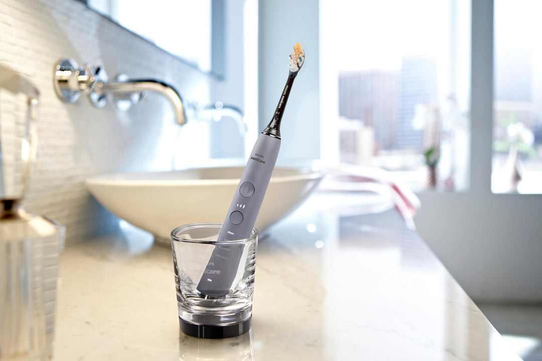 Philips Sonicare DiamondClean Smart Electric, Rechargeable Toothbrush for Complete Oral Care – 9300 Series - Grey_2