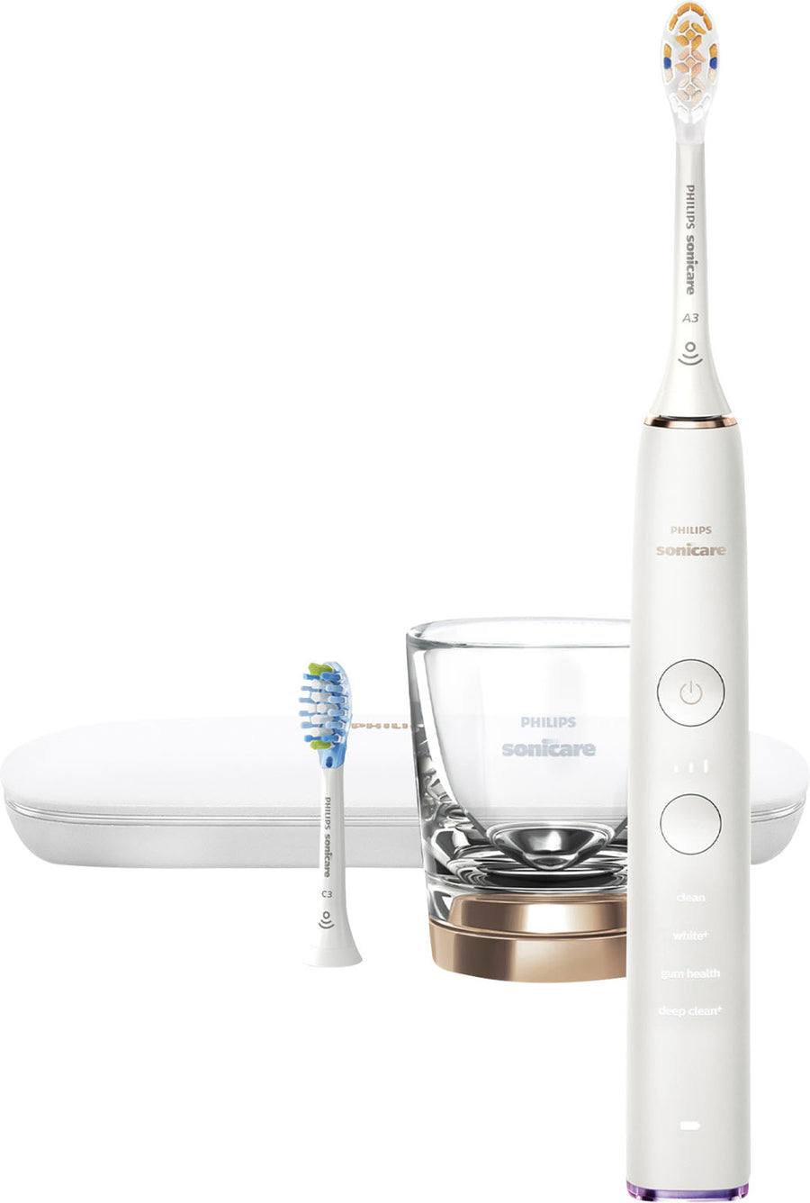 Philips Sonicare DiamondClean Smart Electric, Rechargeable Toothbrush for Complete Oral Care  - 9300 Series - Rose Gold_0