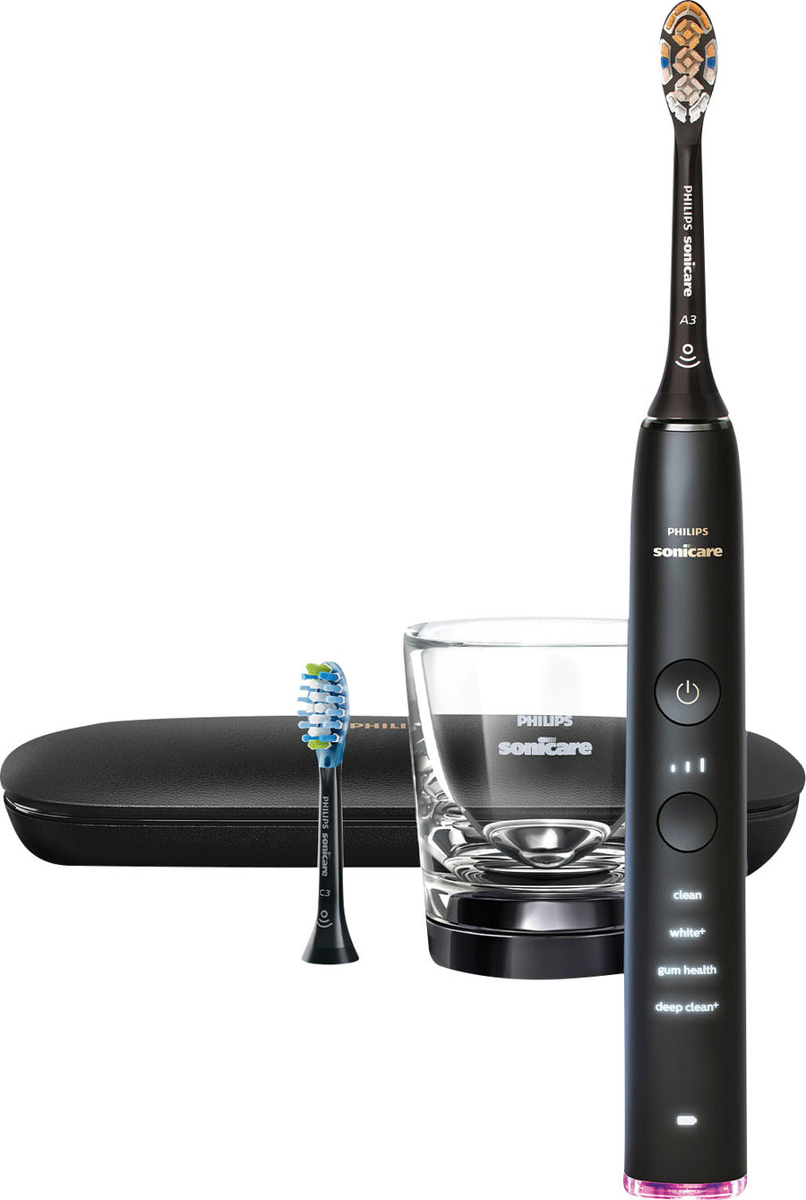 Philips Sonicare DiamondClean Smart Electric, Rechargeable Toothbrush for Complete Oral Care – 9300 Series - Black_0