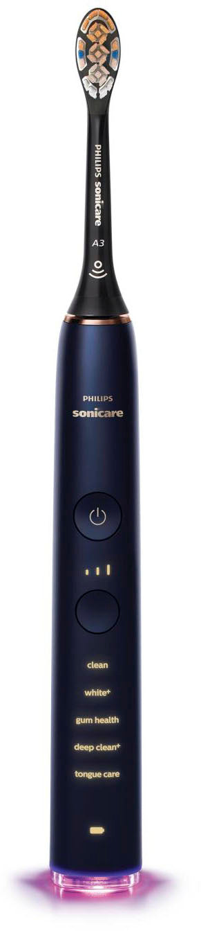 Philips Sonicare DiamondClean Smart Electric, Rechargeable toothbrush with Charging Travel Case, and 8 Brush Heads - Lunar Blue_2
