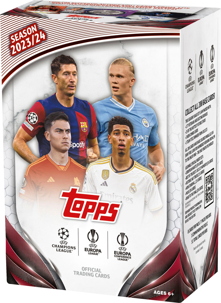 2023-2024 Topps UEFA Club Competitions Soccer Blaster Box_0