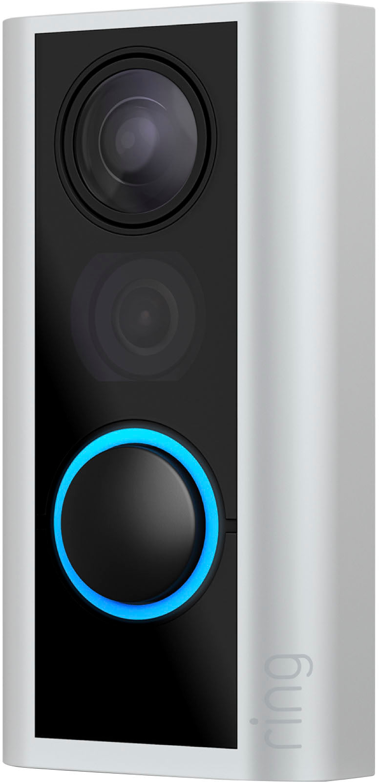 Ring - Peephole Cam Video Doorbell - Battery - Satin Nickel_0