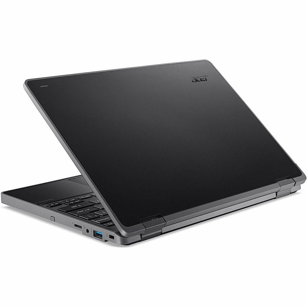Acer - TravelMate Spin B3 B311R-33 2-in-1 11.6" Touch Screen Laptop - Intel with 4GB Memory - 128 GB SSD - Black_1