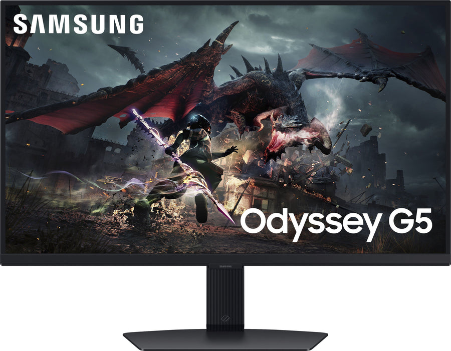 Samsung - Odyssey G50D 27" QHD IPS 180Hz 1ms, Gaming Monitor with HDR 400 (DisplayPort, HDMI) - Black_0