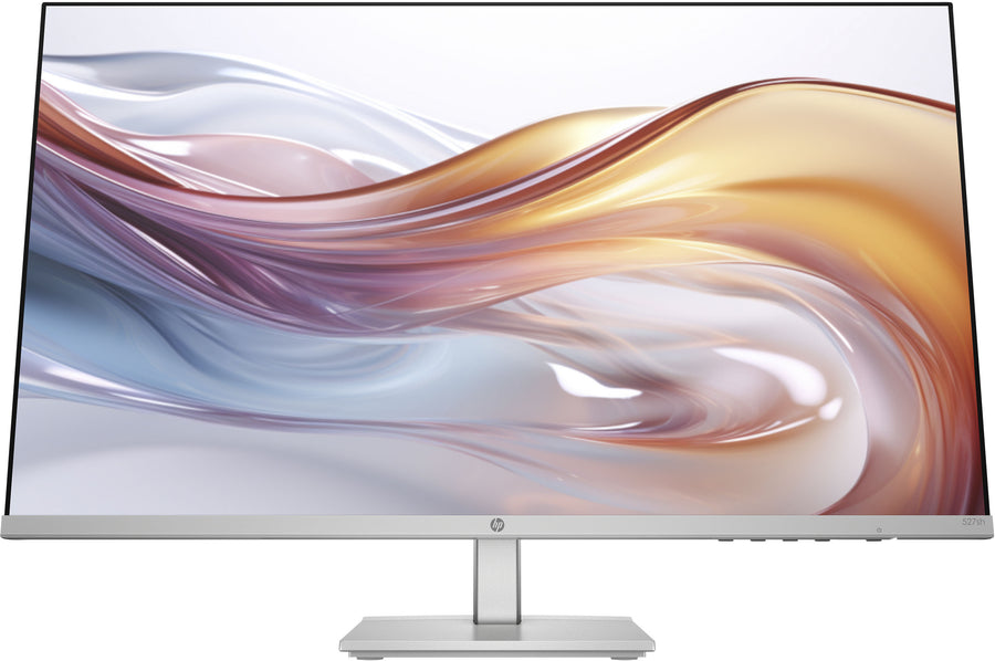 HP - 27" IPS LED FHD 100Hz Monitor with Adjustable Height (HDMI, VGA) - Silver & Black_0