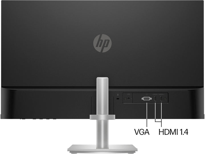 HP - 27" IPS LED FHD 100Hz Monitor with Adjustable Height (HDMI, VGA) - Silver & Black_2