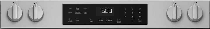 GE - 5.3 Cu. Ft. Slide-In Electric Range with Self-Clean and Steam Cleaning Option and Crisp Mode - Stainless Steel_11