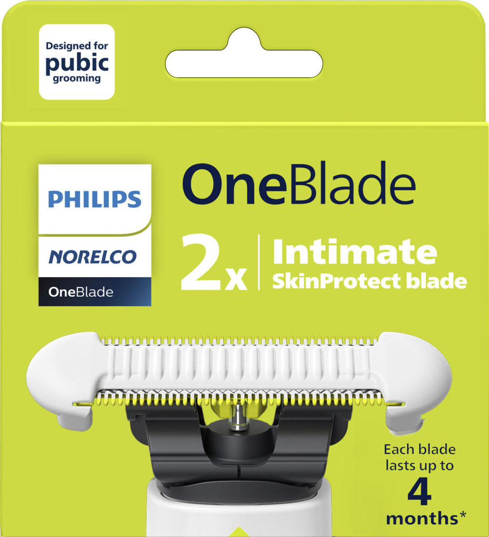 Philips Norelco OneBlade Intimate Replacement Blade 2 pack - White, Silver_1