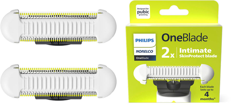 Philips Norelco OneBlade Intimate Replacement Blade 2 pack - White, Silver_0