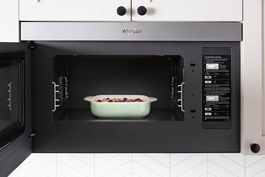 Whirlpool - 1.1 Cu. Ft. Over the Range Microwave with Flush Built-In Design - Stainless Steel_4