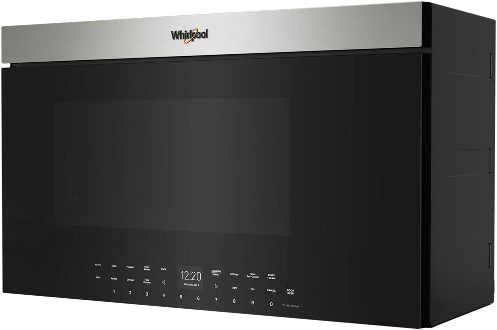 Whirlpool - 1.1 Cu. Ft. Over the Range Microwave with Flush Built-In Design - Stainless Steel_1