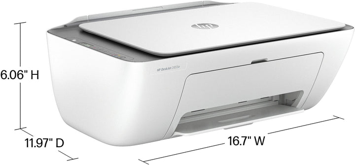 HP - DeskJet 2855e Wireless All-In-One Inkjet Printer with 3 Months of Instant Ink Included with HP+ - White_7