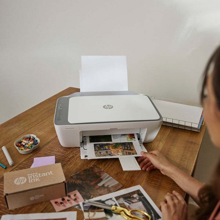 HP - DeskJet 2855e Wireless All-In-One Inkjet Printer with 3 Months of Instant Ink Included with HP+ - White_9