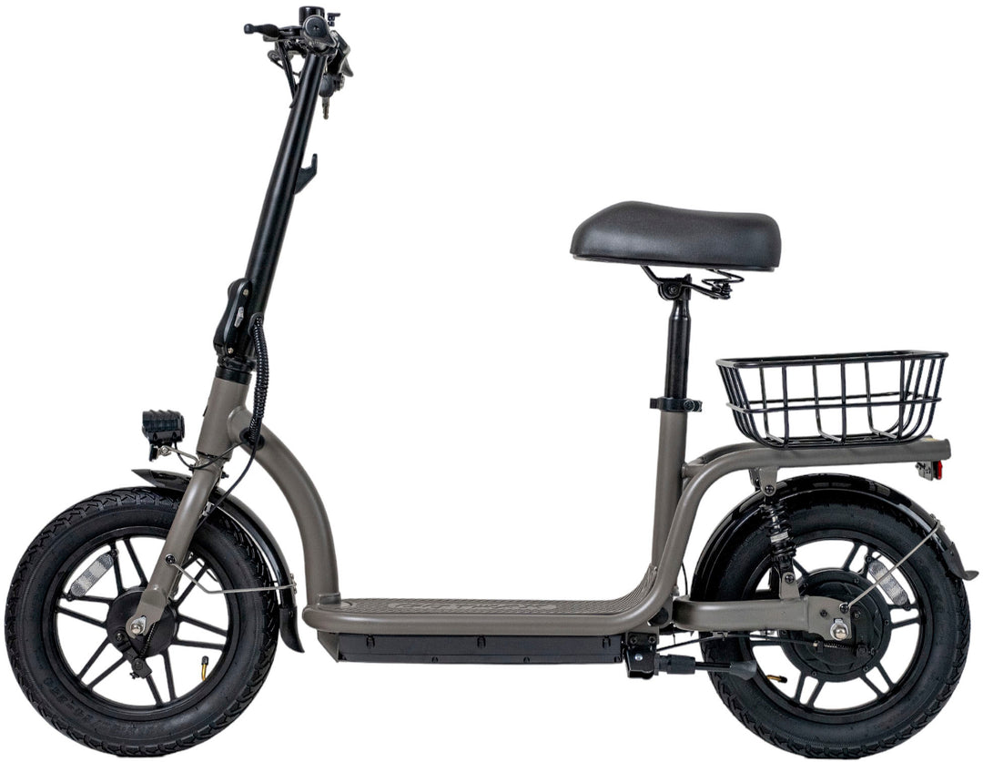 GoTrax - FLEX VOYAGER Electric Scooter w/15mi Operating Range & 15.5mph Max Speed - Gray_9