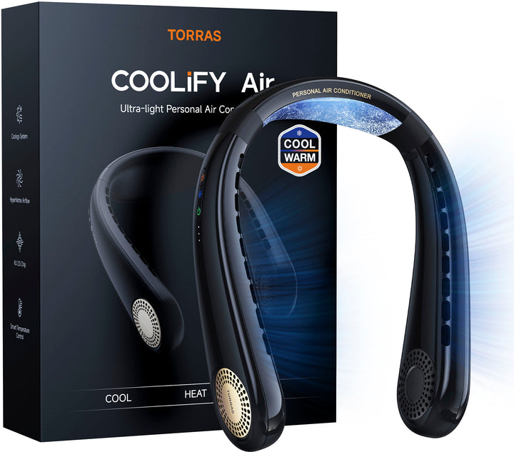 TORRAS - COOLiFY Air Wearable Air Conditioner 5000mAh - Golden Black_9
