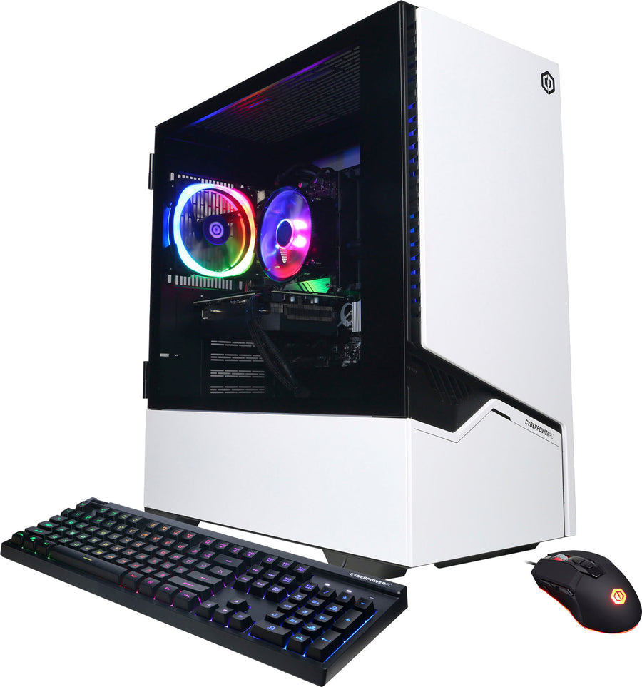 CyberPowerPC - Gamer Xtreme Gaming Desktop - Intel Core i5-13400F - 16GB Memory - NVIDIA GeForce RTX 3050 6GB - 1TB SSD - White_0