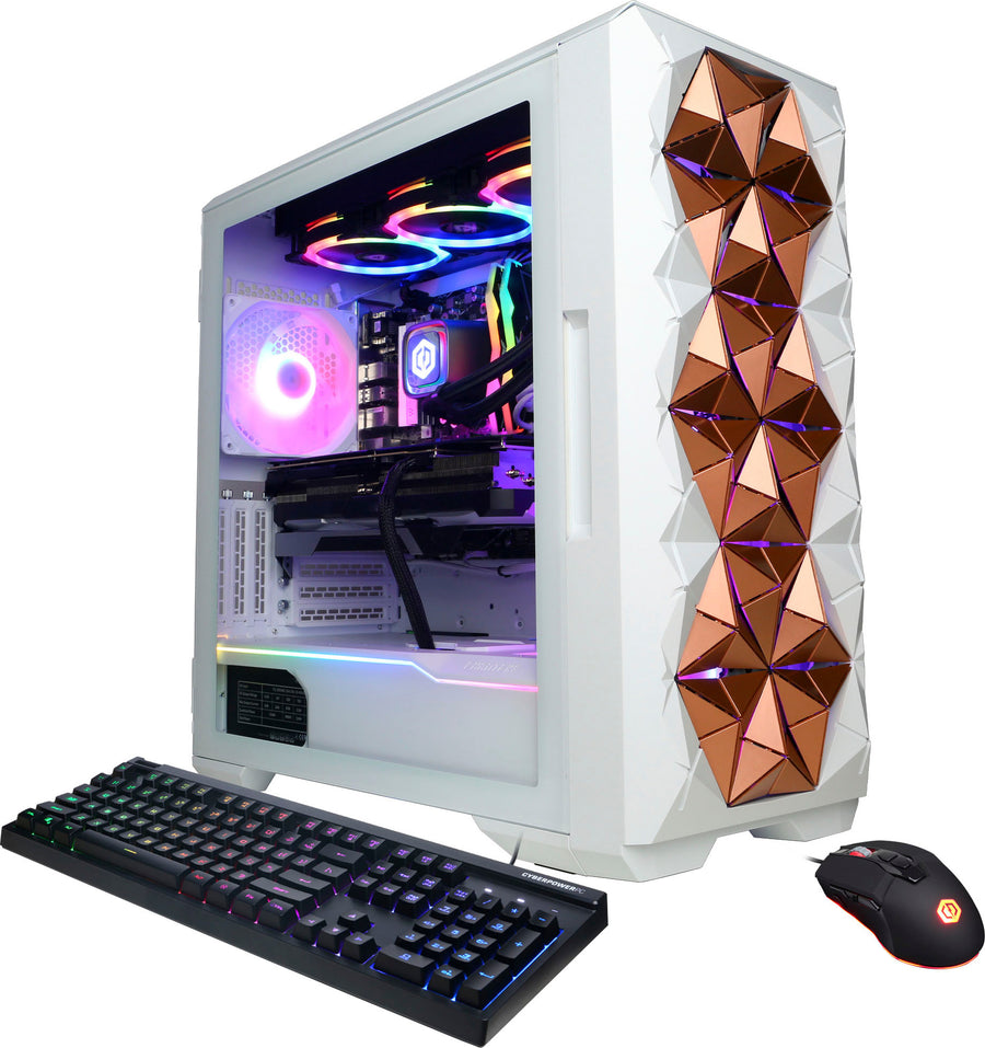CyberPowerPC - Gamer Supreme Gaming Desktop - AMD Ryzen 9 7900X3D - 32GB Memory - NVIDIA GeForce RTX 4080 SUPER 16GB - 2TB SSD - White_0