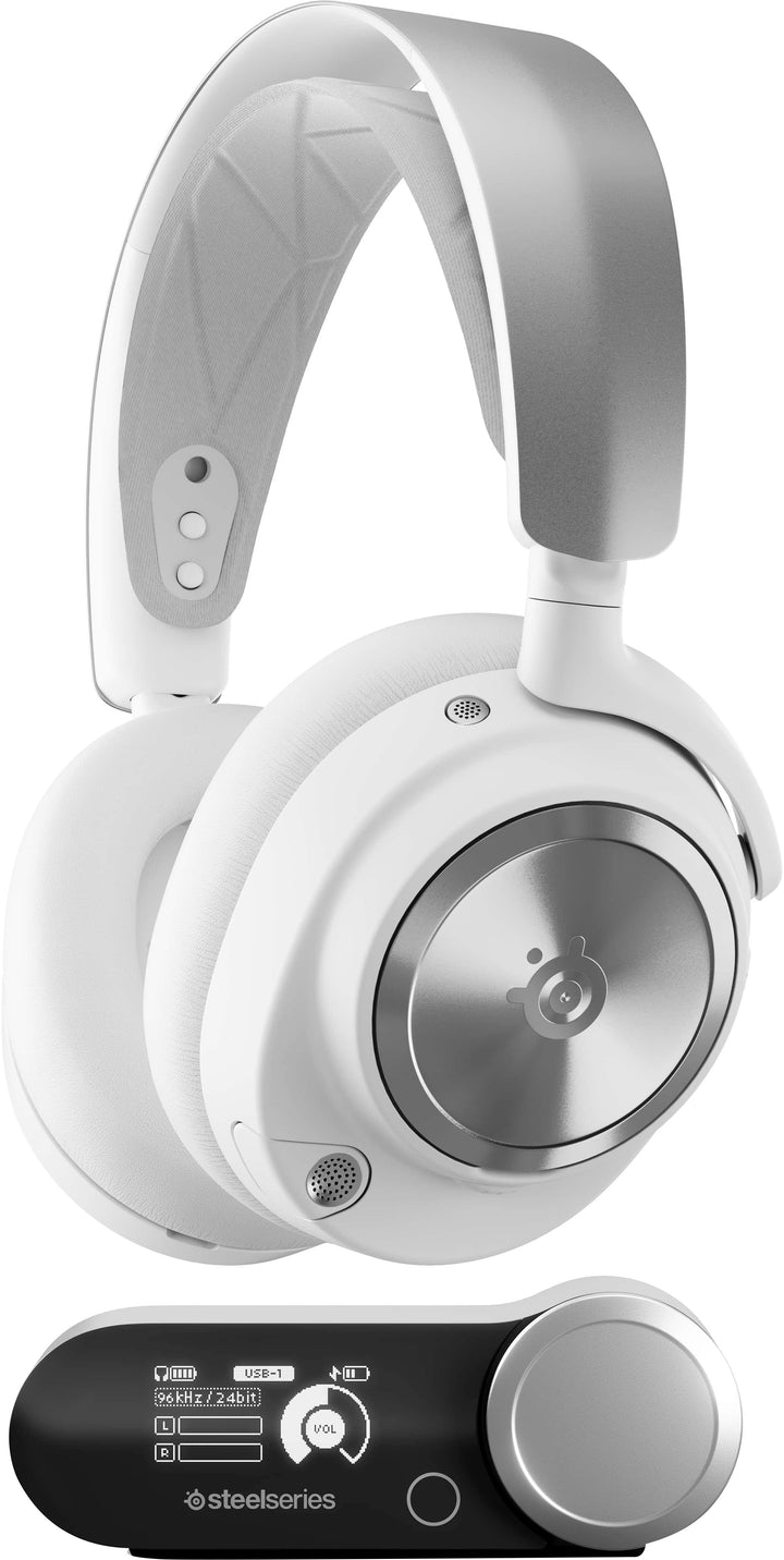 SteelSeries - Arctis Nova Pro Wireless Multi Gaming Headset for PC, PS5, PS4, Switch - White_0