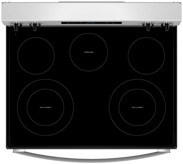 Whirlpool - 5.3 Cu. Ft. Freestanding Electric Range with Cooktop Flexibility - Stainless Steel_2